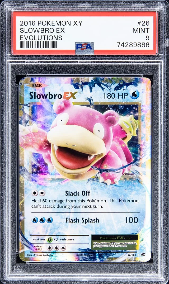 2016 Pokemon XY Evolutions Slowbro EX #26 card image