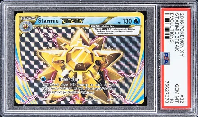 2016 Pokemon XY Evolutions Starmie Break #32 card image