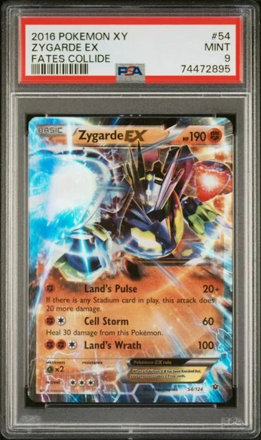 2016 Pokemon XY Fates Collide Zygarde EX #54 card image