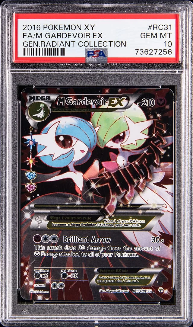 2016 Pokemon XY Generations Radiant Collection Full Art M Gardevoir EX #RC31 card image