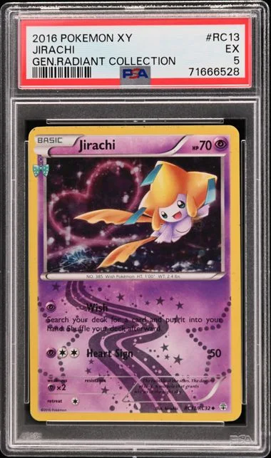 2016 Pokemon XY Generations Radiant Collection Jirachi #RC13 card image