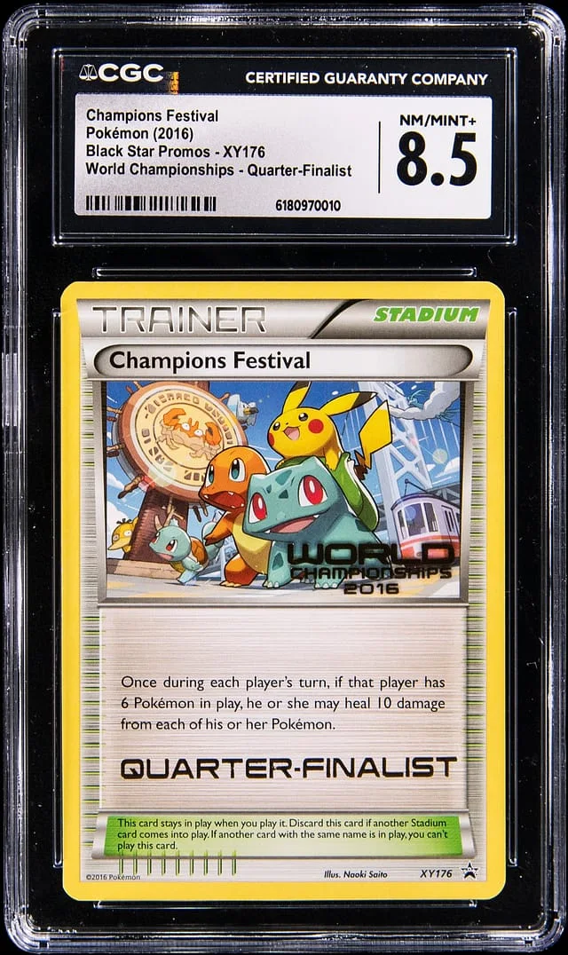 2016 Pokemon XY Promo World Championships 2016 Quarter Finalist Champions Festival #XY176 card image