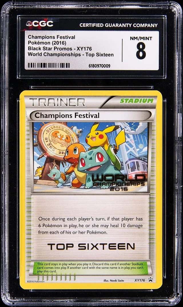 2016 Pokemon XY Promo World Championships 2016 Top Sixteen Champions Festival #XY176 card image