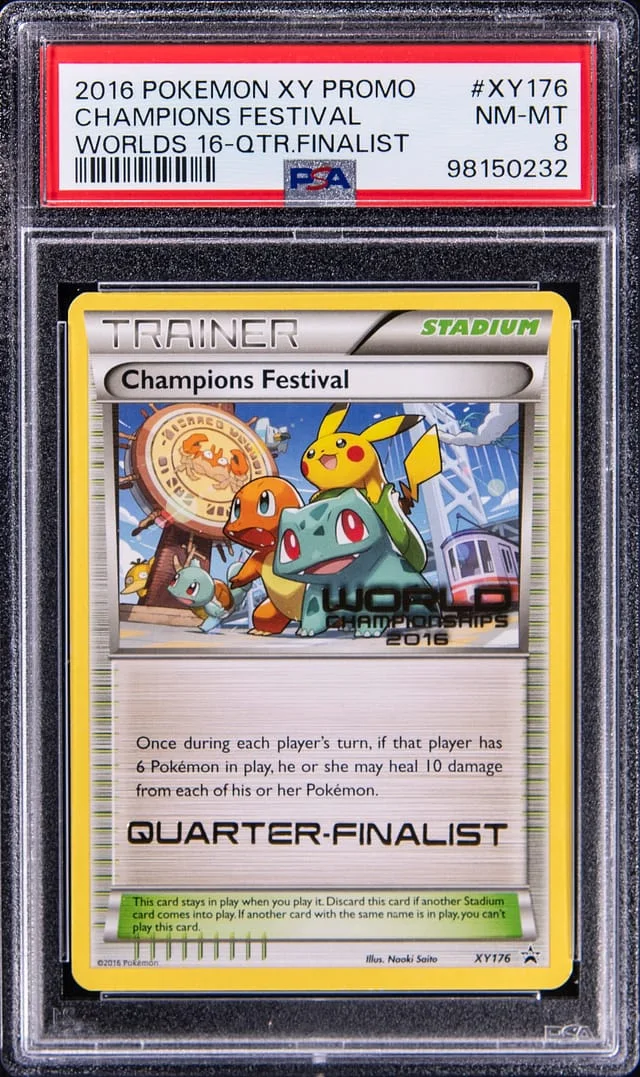 2016 Pokemon XY Promo Worlds 16 Quarter-Finalist Champions Festival #XY176 card image