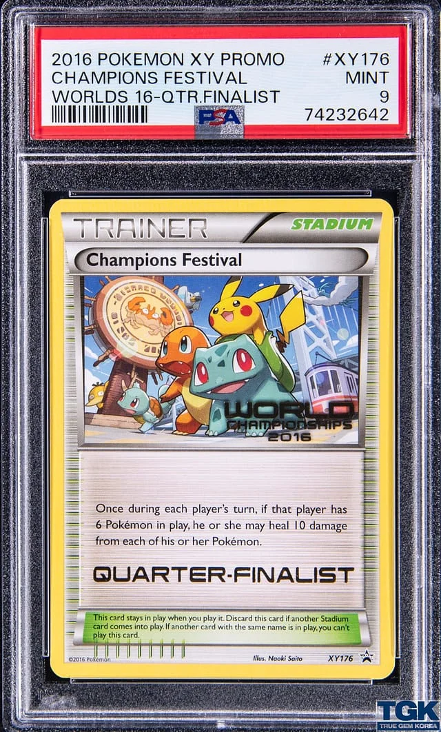 2016 Pokemon XY Promo Worlds 2016 Quarter-Finalist Champions Festival #XY176 card image