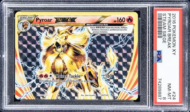 2016 Pokemon XY Steam Siege Pyroar Break #24 card image