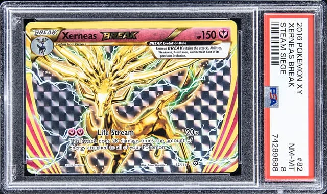 2016 Pokemon XY Steam Siege Xerneas Break #82 card image