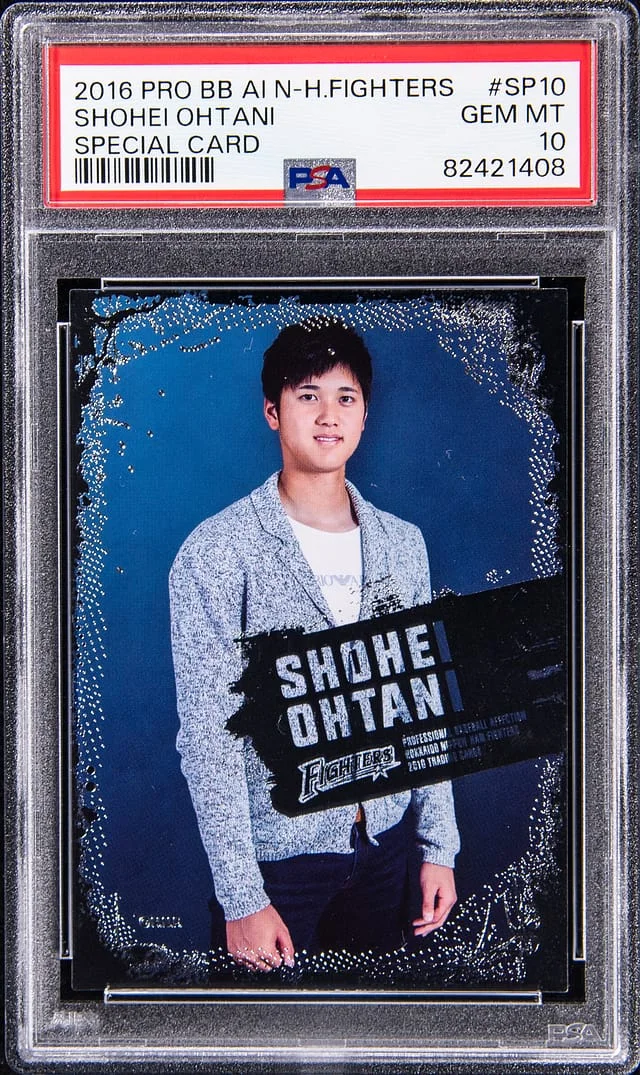 2016 Pro Baseball AI Nippon Ham Fighters Special Card Shohei Ohtani #SP10 card image