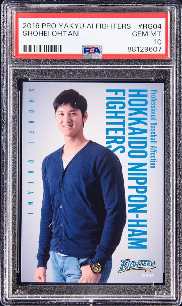 2016 Pro Yakyu Ai Fighters Shohei Ohtani #RG04 card image