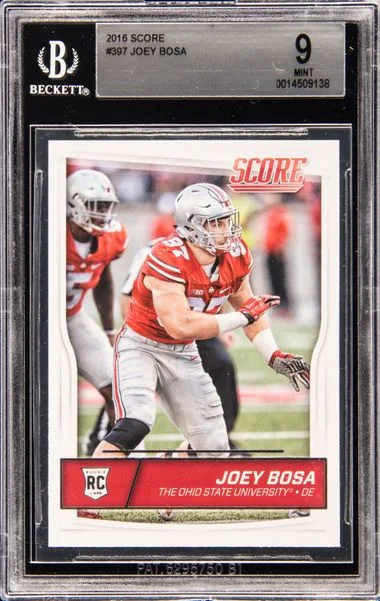 2016 Score Joey Bosa #397 card image