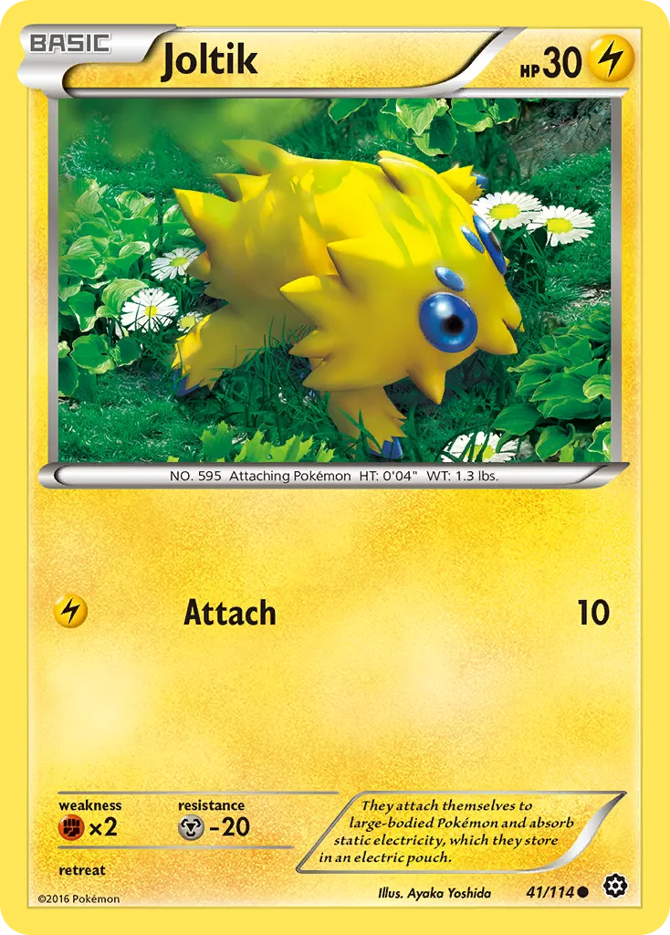 2016 Steam Siege Joltik Common #041/114 Common card image