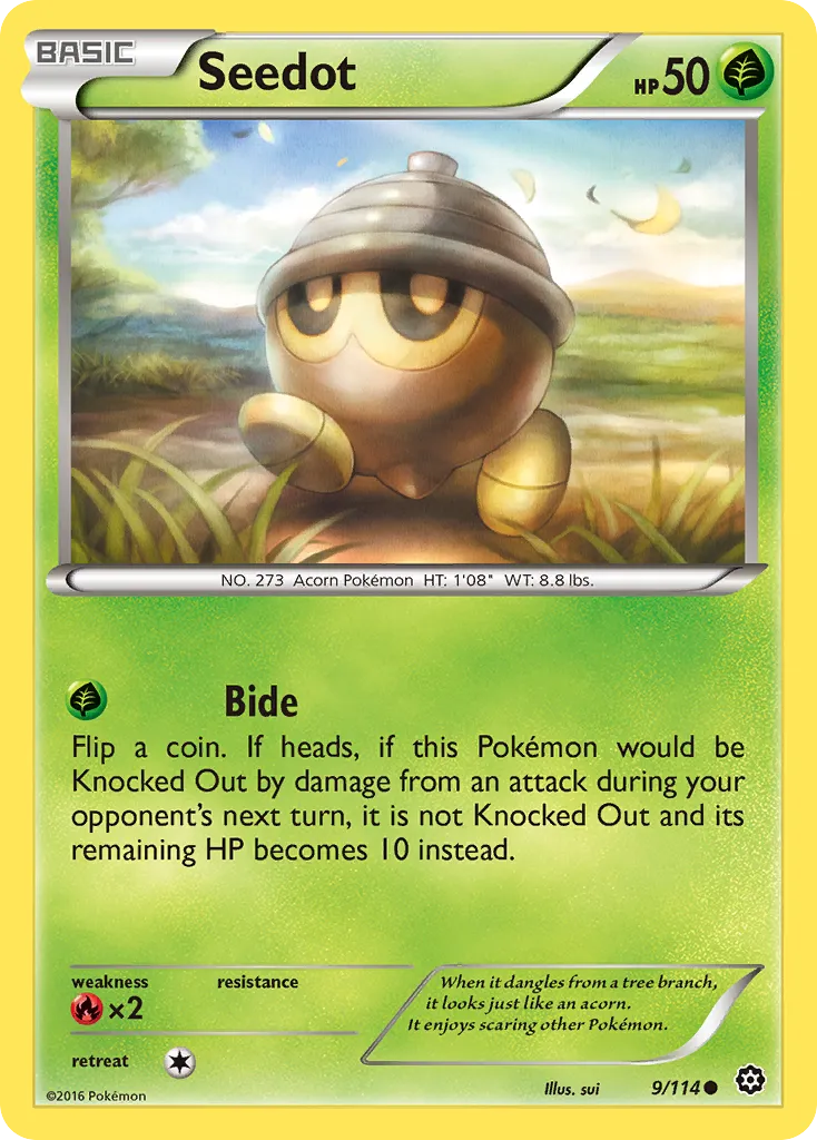 2016 Steam Siege Seedot Common #009/114 Common card image