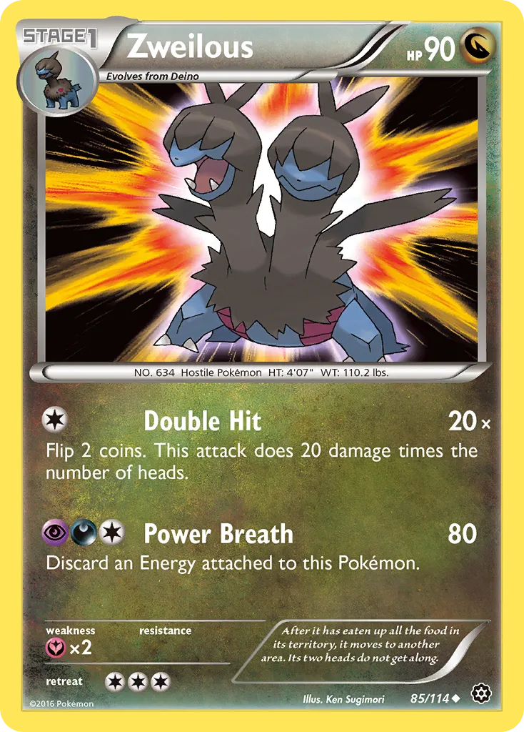 2016 Steam Siege Zweilous Uncommon #085/114 Uncommon card image