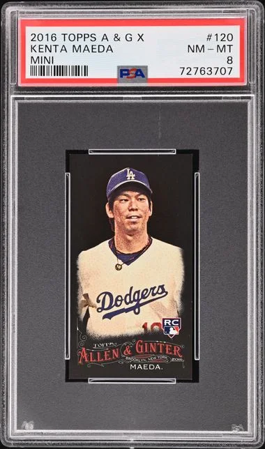 2016 Topps Allen & Ginter Kenta Maeda X Mini #120 card image