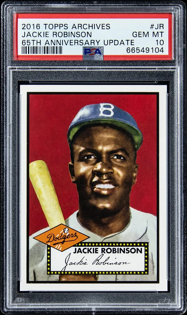 2016 Topps Archives Jackie Robinson 6th Anniversary Update #JR card image