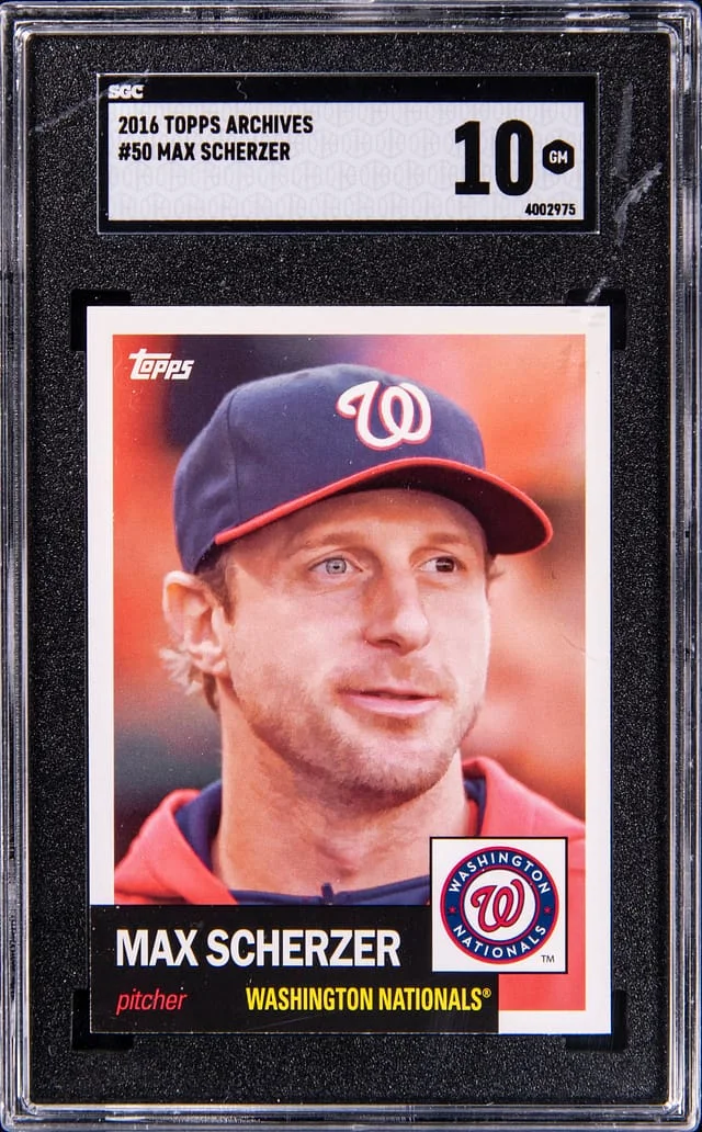 2016 Topps Archives Max Scherzer #50 card image