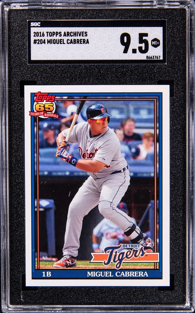 2016 Topps Archives Miguel Cabrera #204 card image