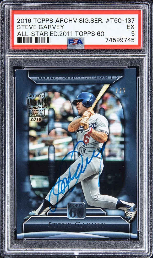 2016 Topps Archives Signature Series Steve Garvey All-Star Edition 2011 Topps 60 #T60-137 card image