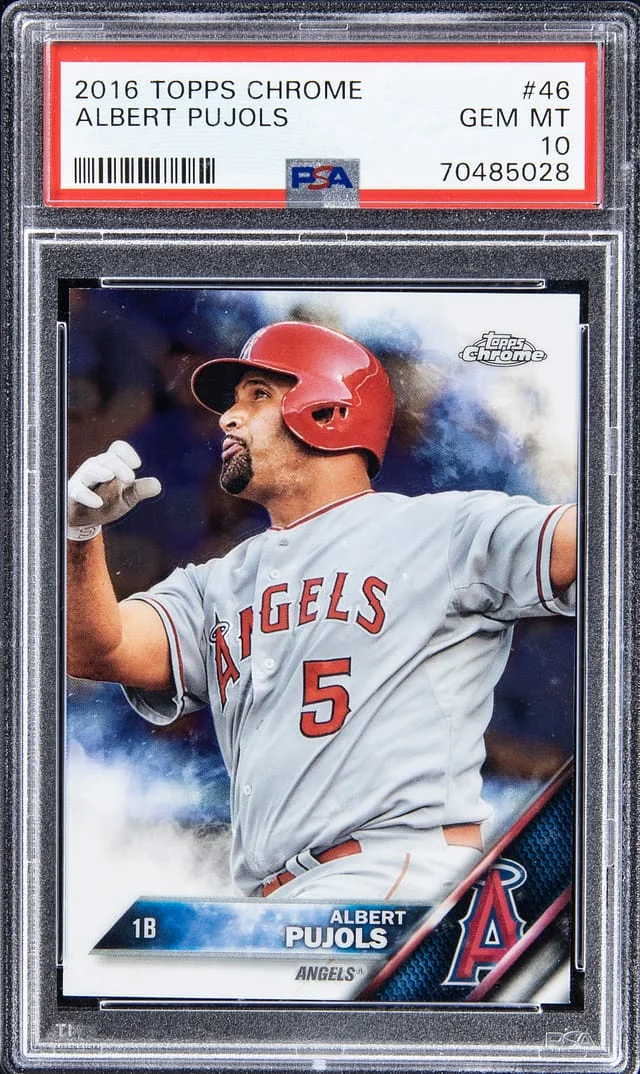 2016 Topps Chrome Albert Pujols #46 card image