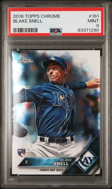 2016 Topps Chrome Blake Snell #181 card image