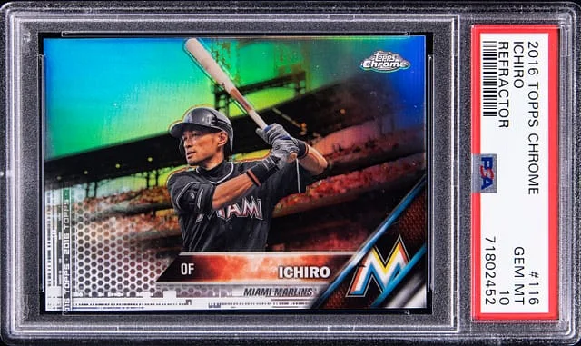 2016 Topps Chrome Ichiro Refractor #116 card image
