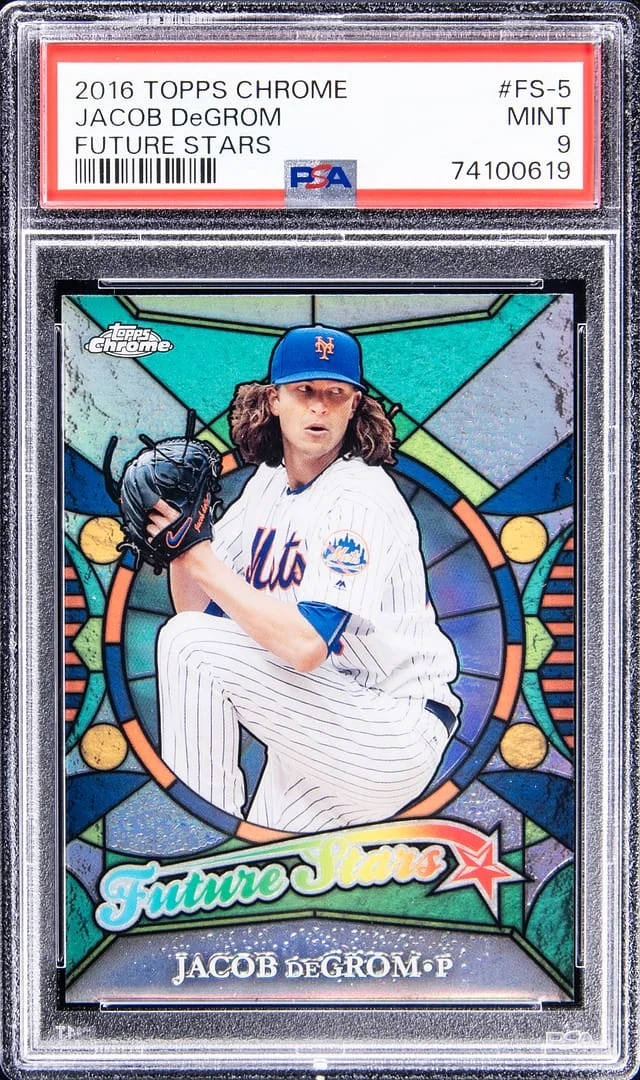 2016 Topps Chrome Jacob DeGrom Future Stars #FS-5 card image