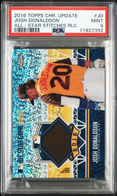 2016 Topps Chrome Josh Donaldson All-Star Stitches Relics #ASRC-JD card image