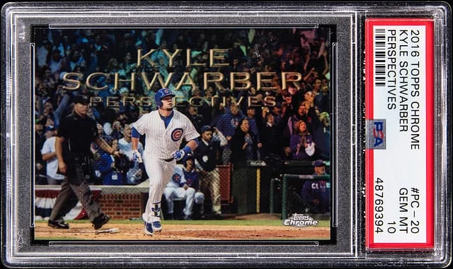 2016 Topps Chrome Kyle Schwarber Perspectives #PS-20 card image