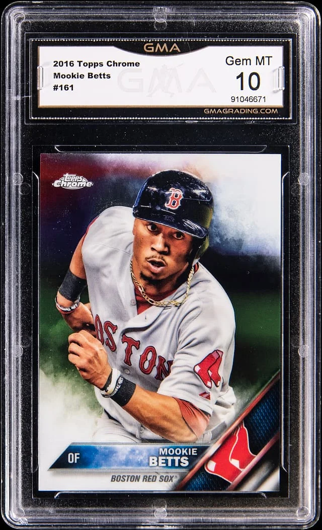 2016 Topps Chrome Mookie Betts - GMA #161 card image