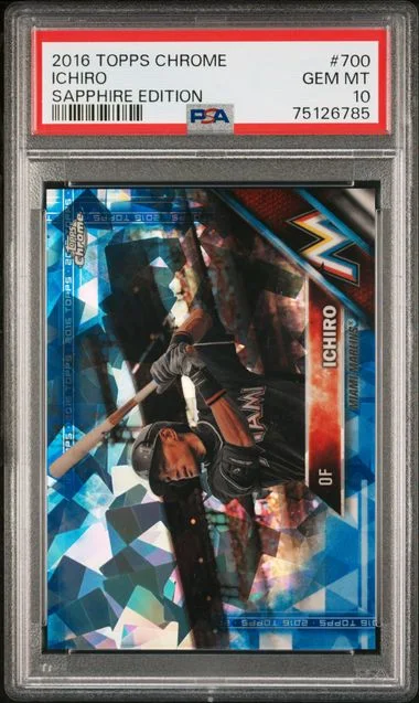 2016 Topps Chrome Sapphire Edition Ichiro #700 card image