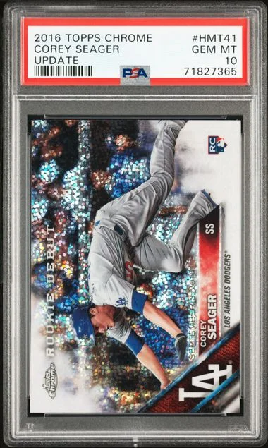 2016 Topps Chrome Update Corey Seager #HMT41 card image