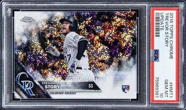 2016 Topps Chrome Update Trevor Story #HMT1 card image