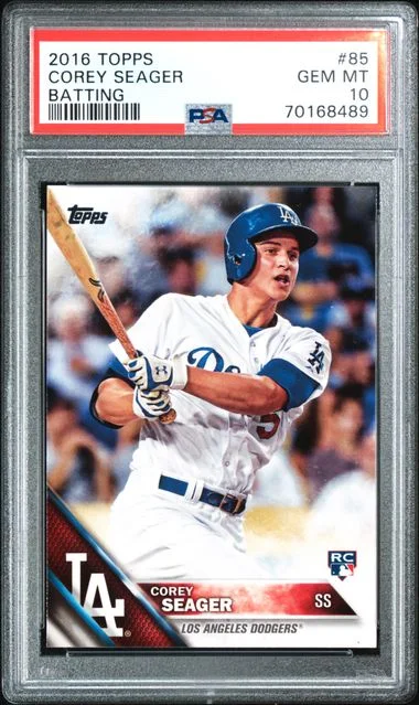 2016 Topps Corey Seager Batting #85 card image