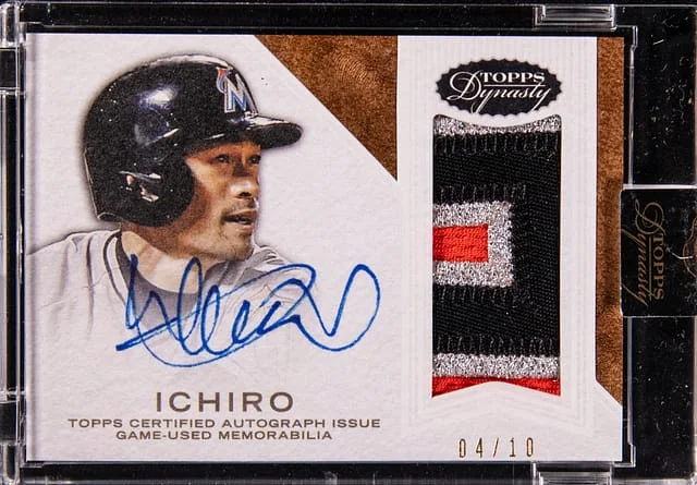 2016 Topps Dynasty Ichiro Autograph Patch #AP-17 card image