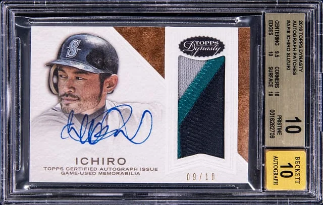 2016 Topps Dynasty Ichiro Suzuki Autograph Patches #AP18 card image