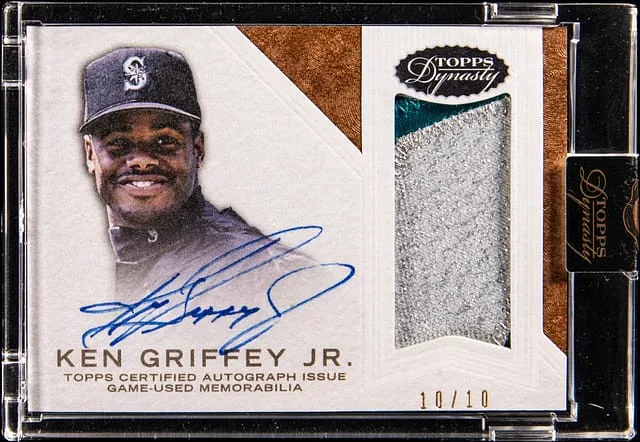 2016 Topps Dynasty Ken Griffey Jr. Autograph Patch #AP-KG6 card image
