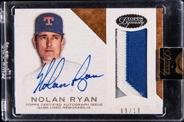2016 Topps Dynasty Nolan Ryan Autographed Patch #AP-NR2 card image