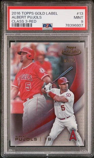 2016 Topps Gold Label Albert Pujols #13 card image