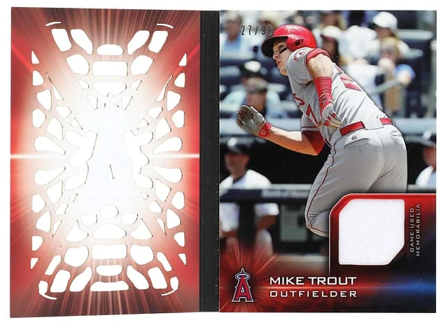 2016 Topps Mike Trout Laser Relic Booklet #TLR-MT card image