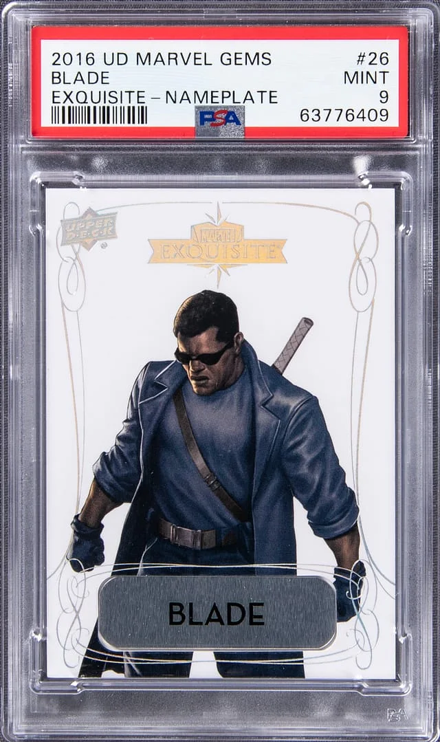 2016 Upper Deck Blade Marvel Gems Exquisite Nameplate #26 card image