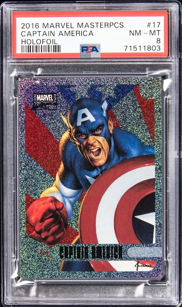 2016 Upper Deck Captain America Marvel Masterpieces Holofoil #17 card image