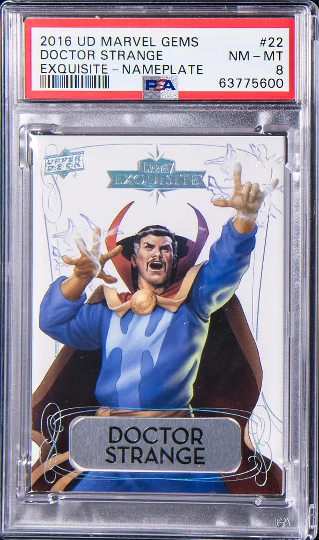 2016 Upper Deck Doctor Strange Marvel Gems Exquisite Nameplate #22 card image