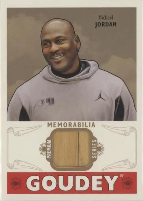 2016 Upper Deck Goodwin Champions Michael Jordan Goudey Memorabilia Premium Series #GM-MJ card image