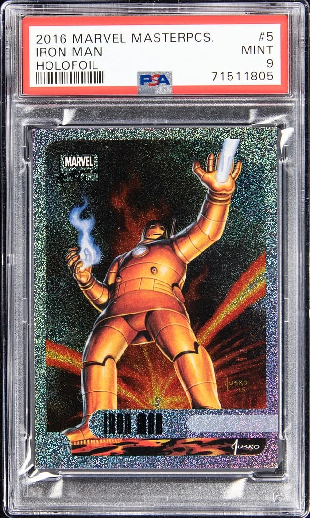 2016 Upper Deck Iron Man Marvel Masterpieces Holofoil #5 card image