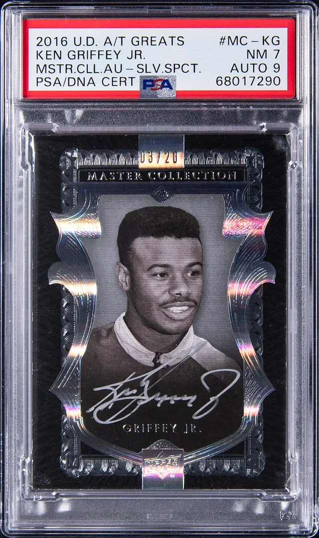 2016 Upper Deck Ken Griffey Jr. All-Time Greats Master Collection Autograph Silver Spectrum #MC-KG card image