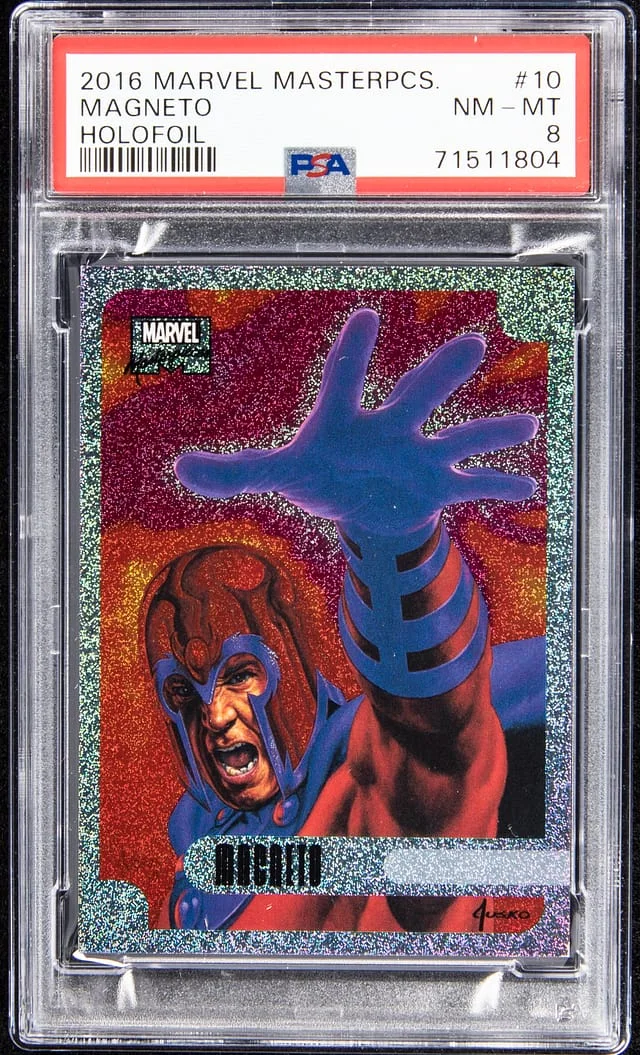 2016 Upper Deck Magneto Marvel Masterpieces Holofoil #10 card image