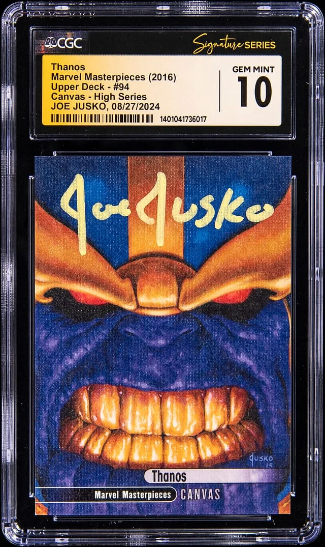 2016 Upper Deck Thanos Marvel Masterpieces Canvas - High Series #94 card image