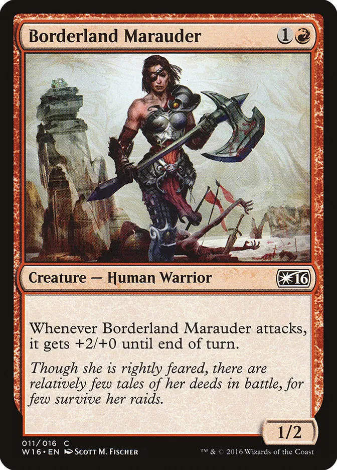 2016 Welcome Deck 2016 Borderland Marauder common #11 unlisted card image