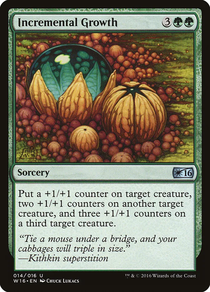2016 Welcome Deck 2016 Incremental Growth uncommon #14 unlisted card image