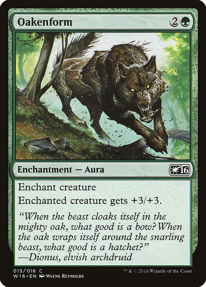 2016 Welcome Deck 2016 Oakenform common #15 unlisted card image